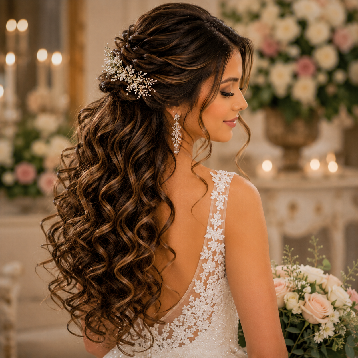 13 Trending Wedding Hairstyles Half Up Half Down for Every Bride 2 image 178