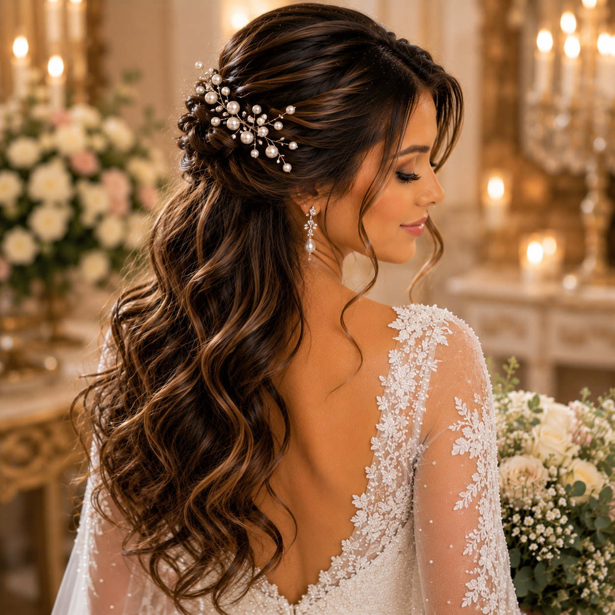 13 Trending Wedding Hairstyles Half Up Half Down for Every Bride 7 image 182