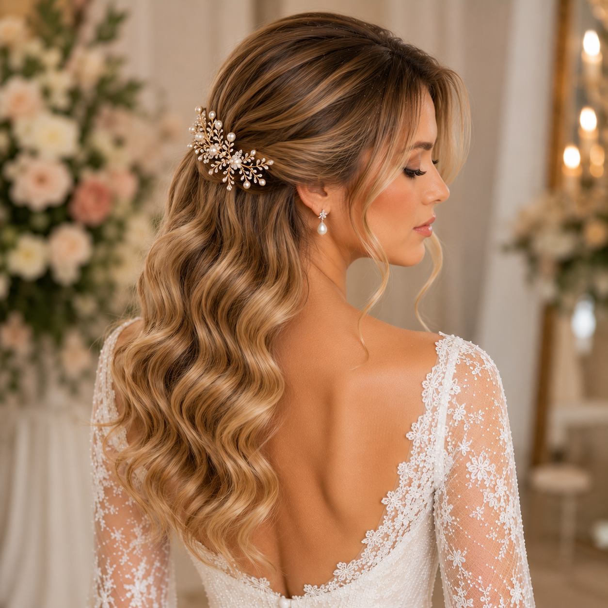 14 Elegant Simple Wedding Hairstyles for a Beautiful Wedding Day 3 image 234