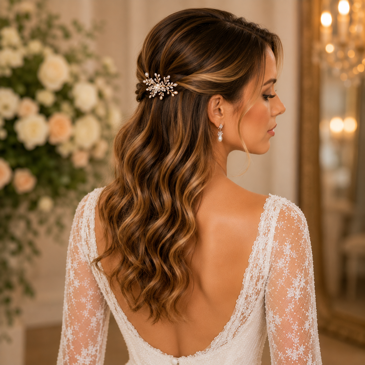 14 Elegant Simple Wedding Hairstyles for a Beautiful Wedding Day 6 image 237