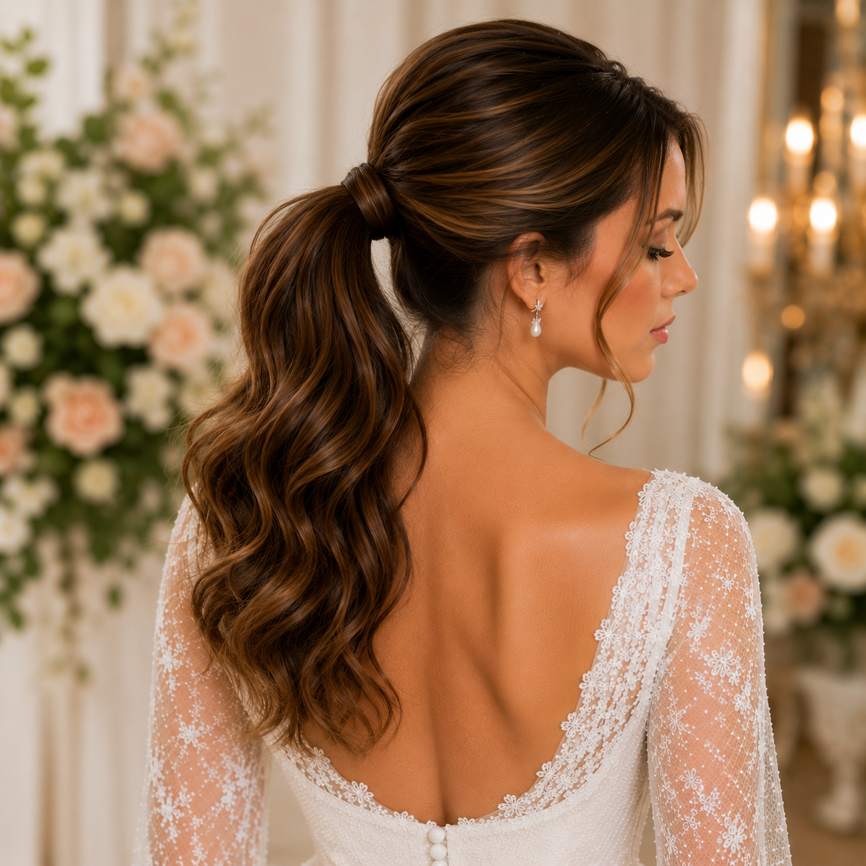 14 Elegant Simple Wedding Hairstyles for a Beautiful Wedding Day 7 image 238