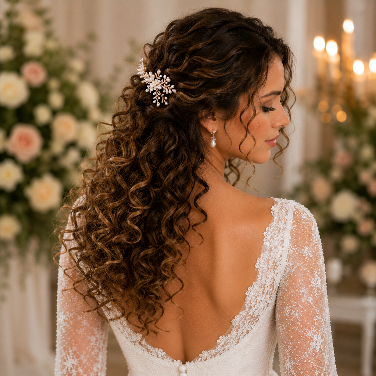 14 Elegant Simple Wedding Hairstyles for a Beautiful Wedding Day 8 image 243