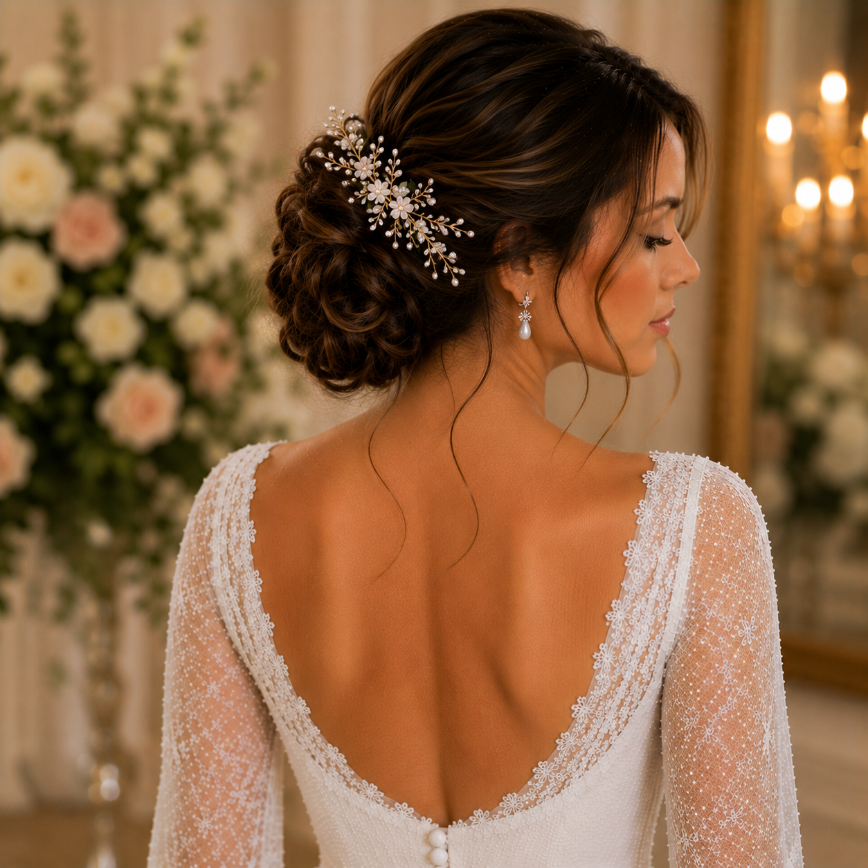 14 Elegant Simple Wedding Hairstyles for a Beautiful Wedding Day 13 image 244