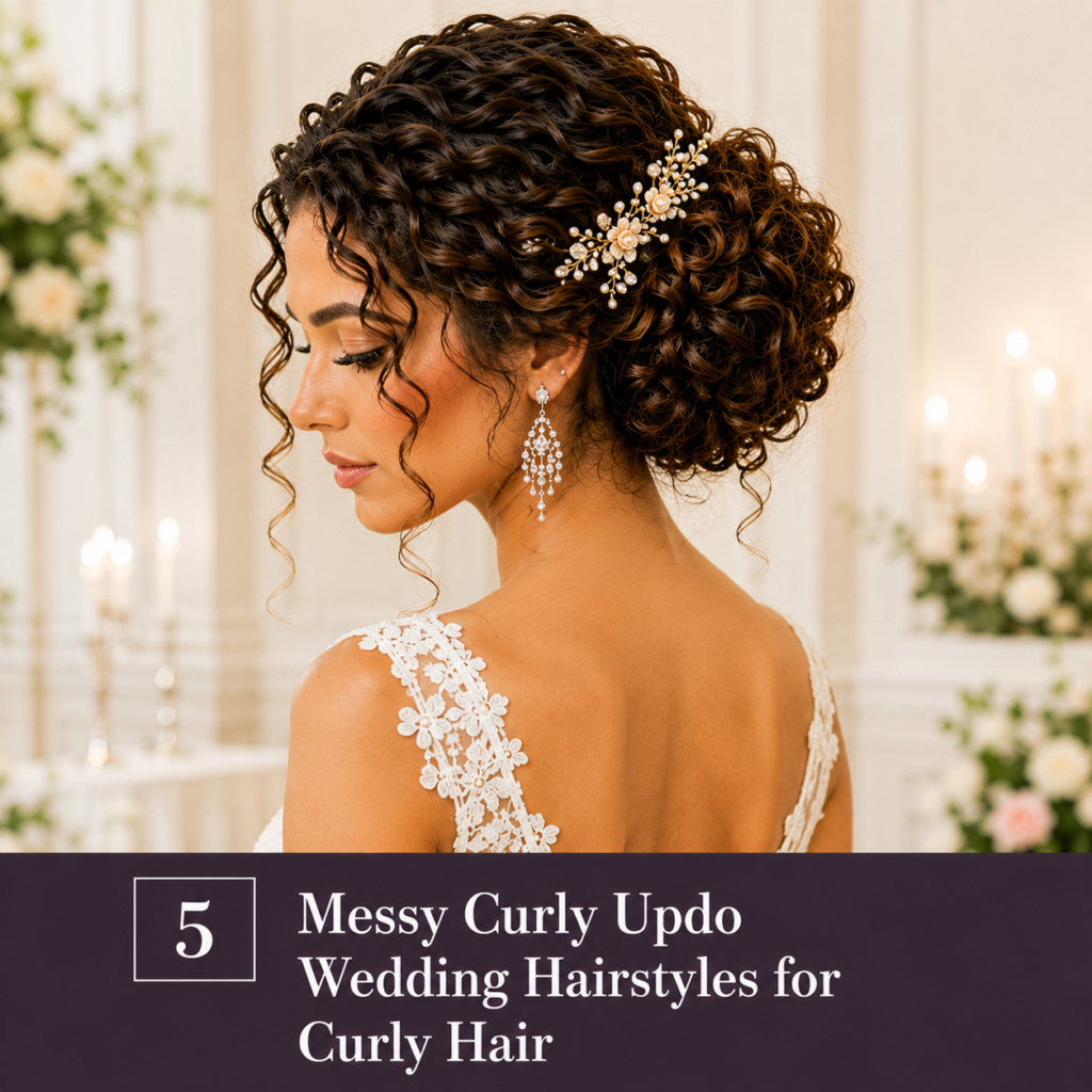 15 Trending Wedding Hairstyles for Curly Hair to Inspire Your Bridal Look 6 image 4