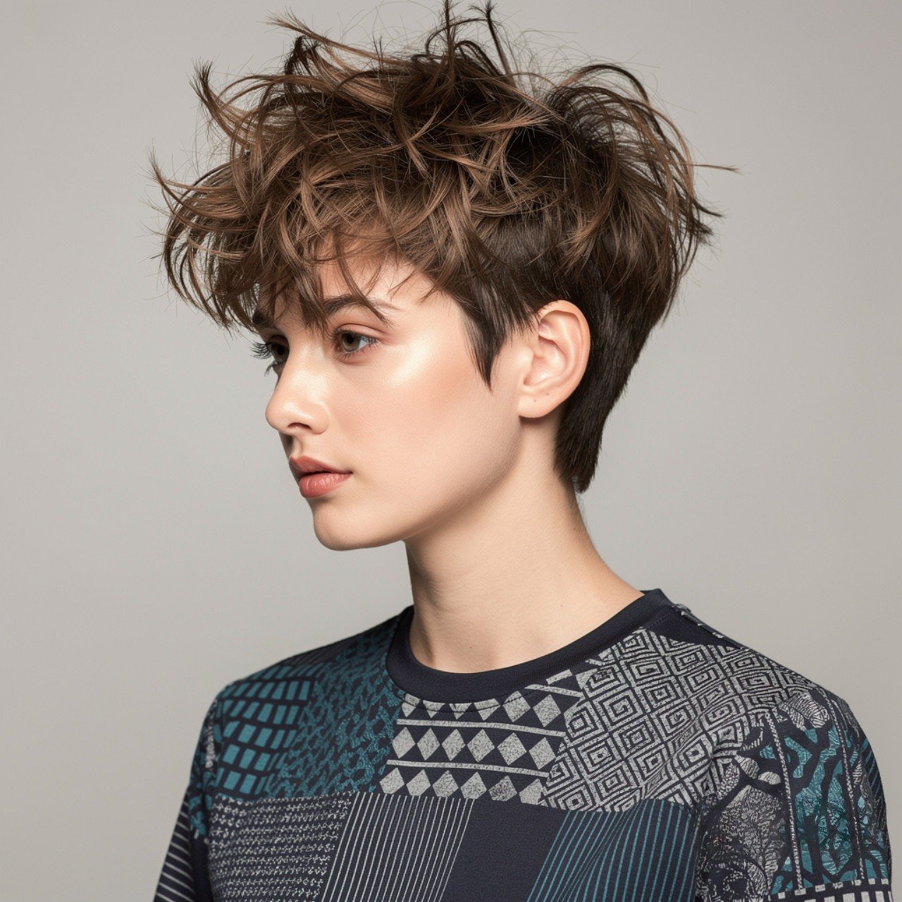 messy textured quick easy hairstyles for short hai