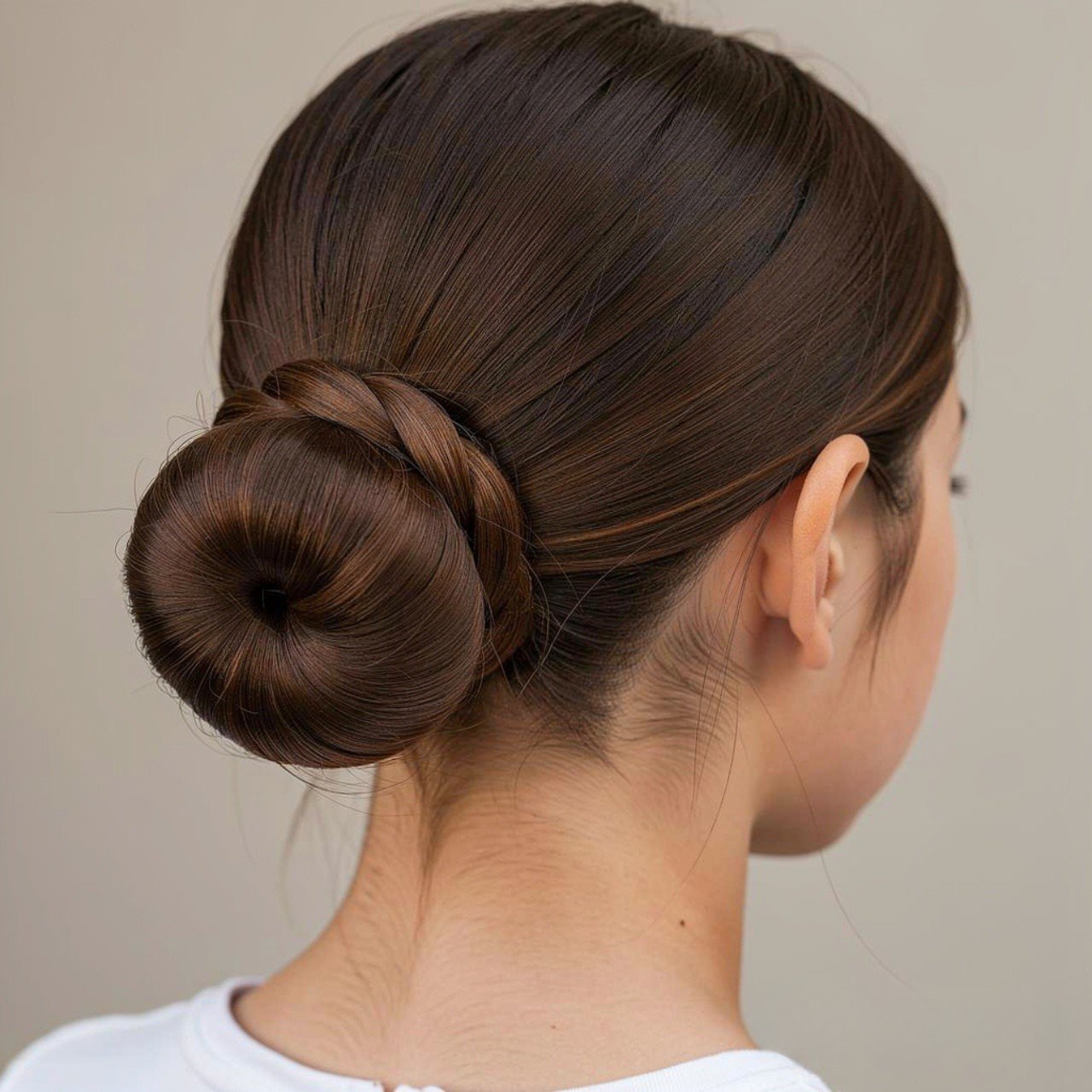 14 Trendy Hairstyles School Ideas that You'll Love 3 school appropriate low bun hairstyle single photo