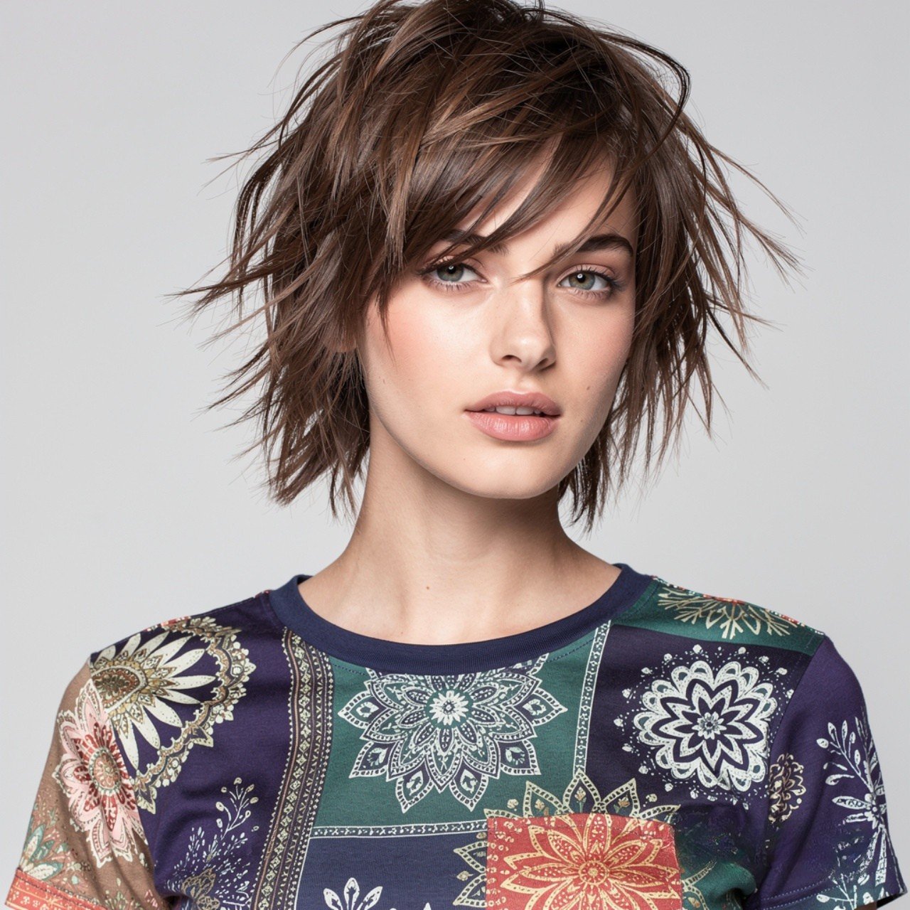 short shag quick easy hairstyles for short hair sq 1