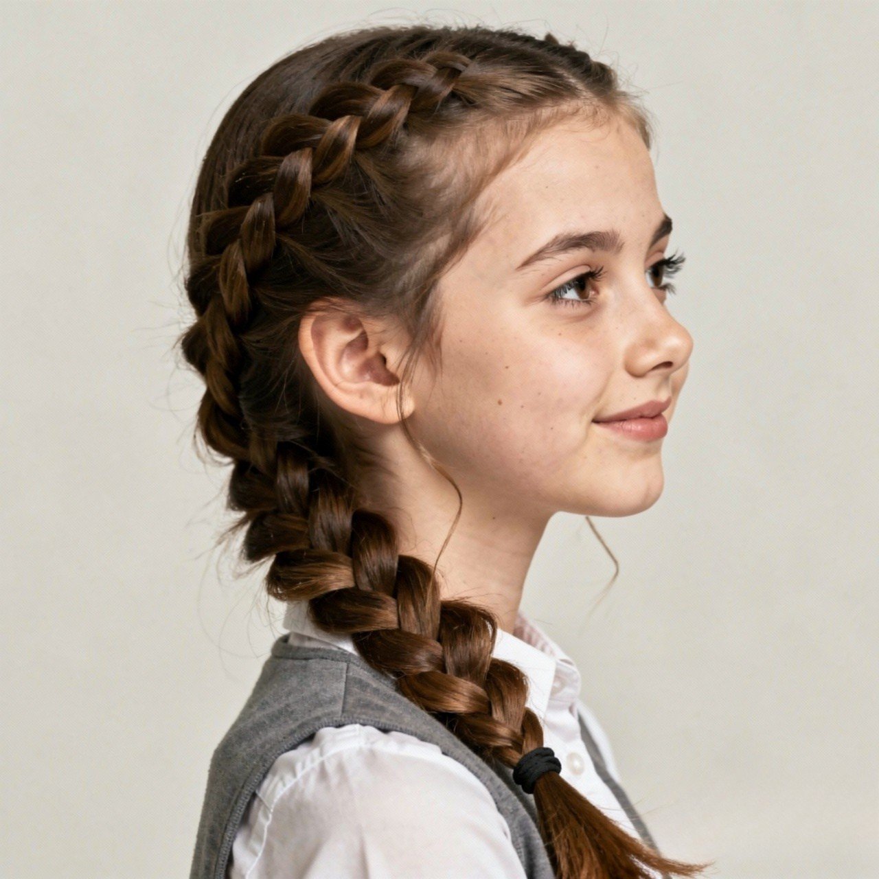 14 Trendy Hairstyles School Ideas that You'll Love 9 side braid hairstyle for school single portrait fu