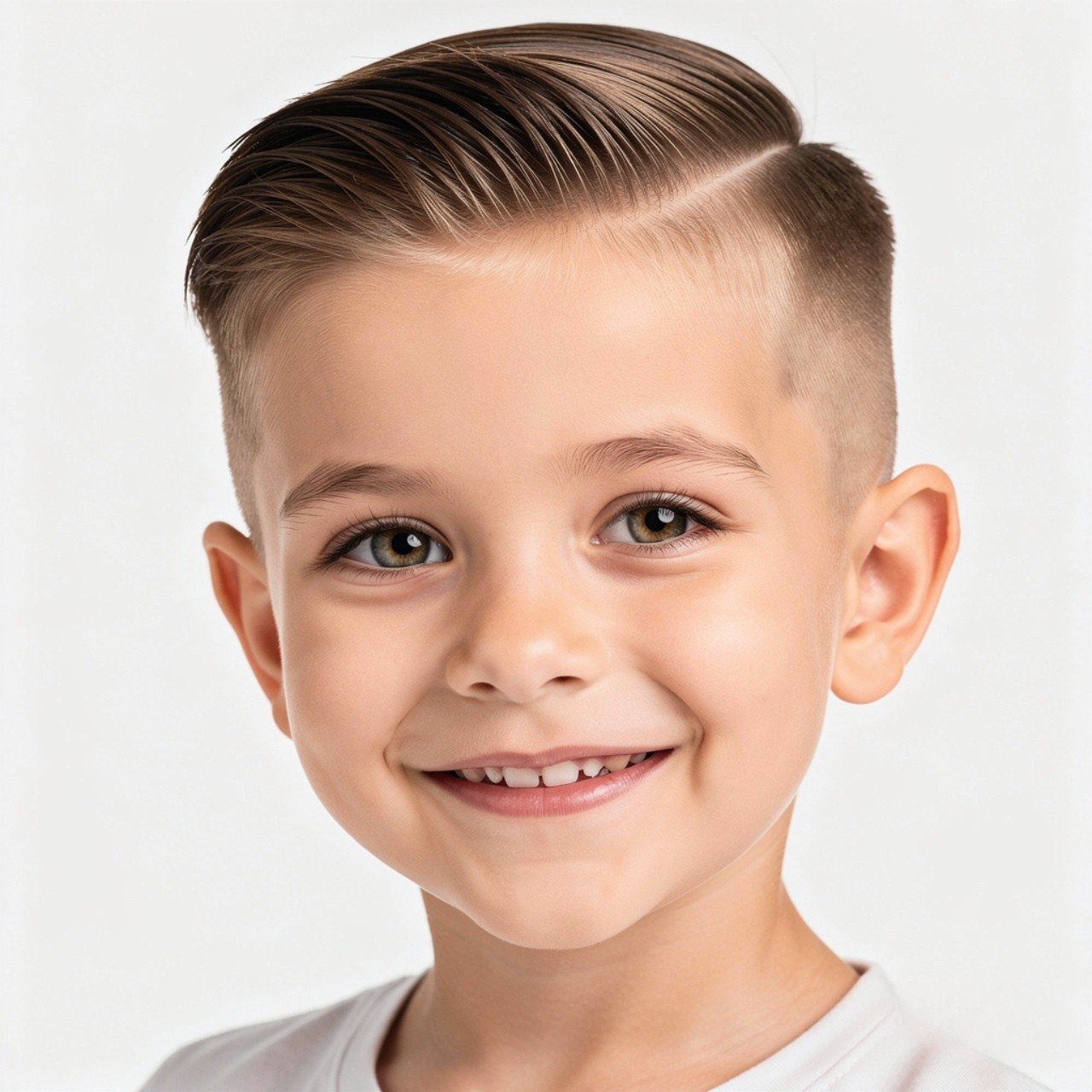 Hairstyles for Short Hair Kids: 15 Trendy Ideas that You’ll Love 15 side part hairstyle for a kid with short hair sing