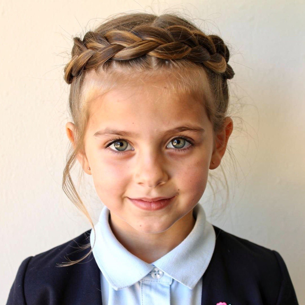 single photo of a back to school girl showcasing a