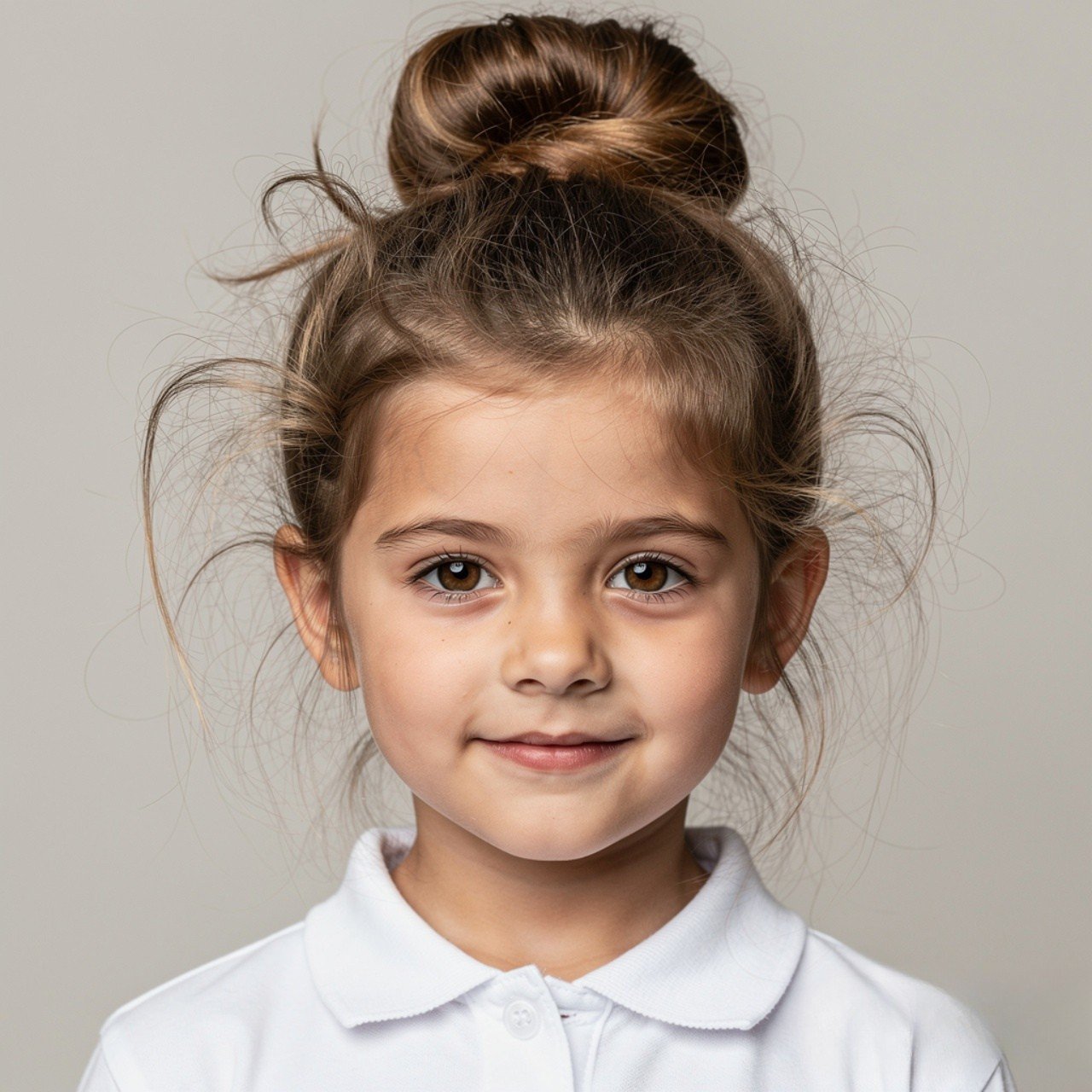 18 Trendy Hairstyles for School Kids Ideas that are Cute & You'll Love 5 single photo of a school age child with a messy bu