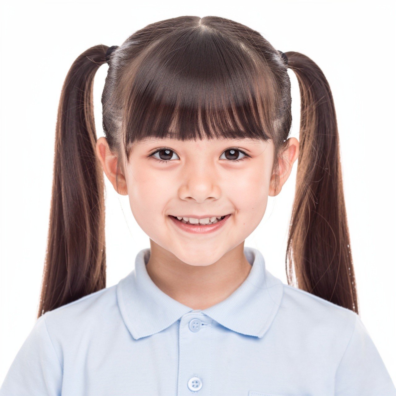 18 Trendy Hairstyles for School Kids Ideas that are Cute & You'll Love 14 square image of a school kid with a neat pigtail h
