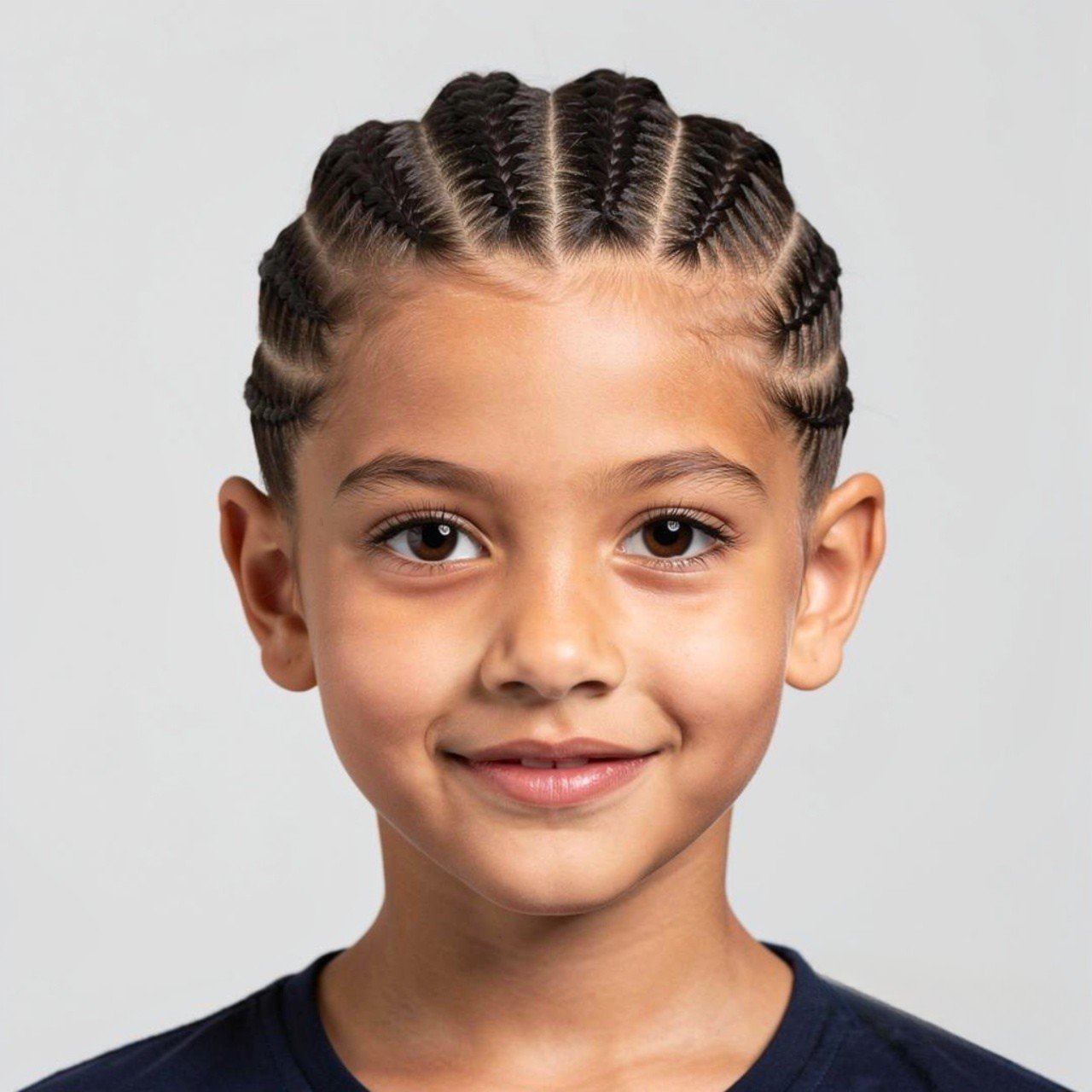 straight back cornrow hairstyle for school neat an
