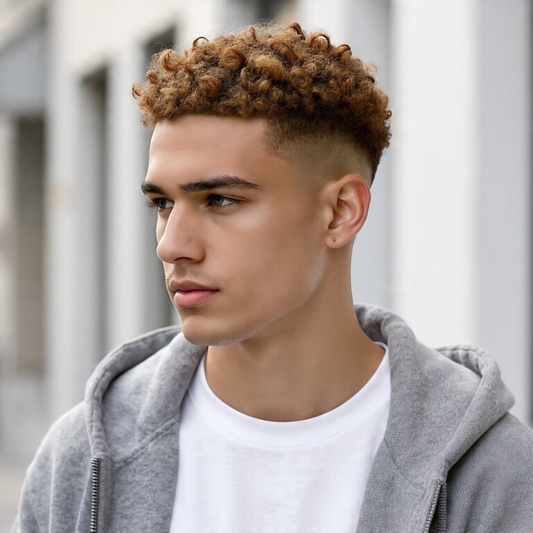hairstyles for men curly hair