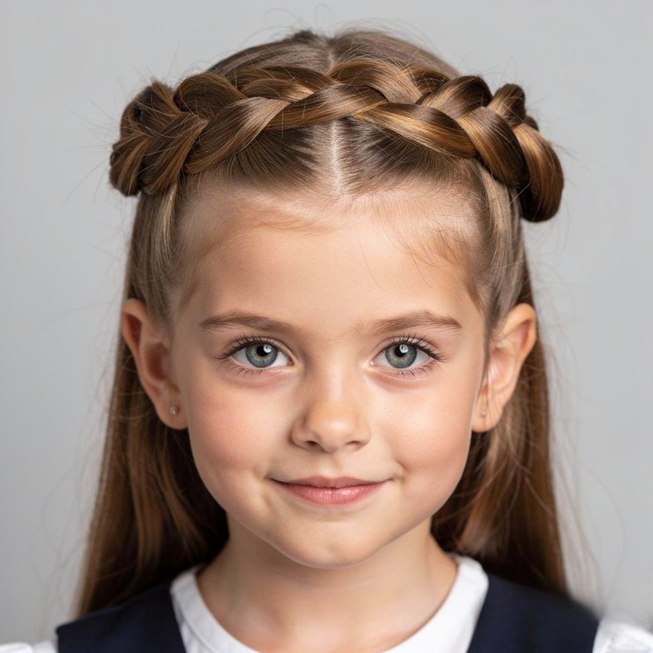 18 Trendy Hairstyles for School Kids Ideas that are Cute & You'll Love 16 twisted front hairstyle for a school age girl sing