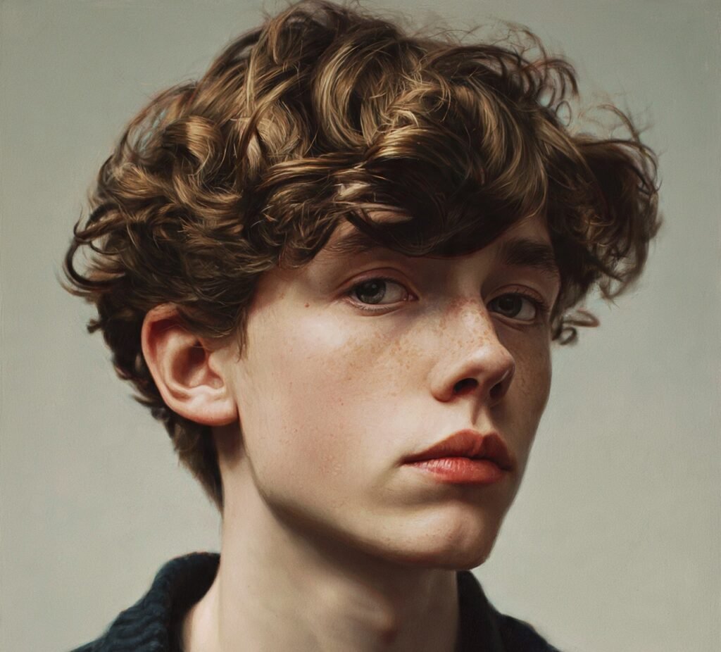 wavy hairstyles for men