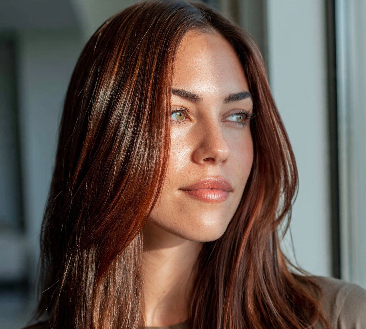 13 Trendy Red Brown Hair Color Ideas to Try This Season 2 1. Chestnut Brown with Auburn Highlights Red Brown Hair Color