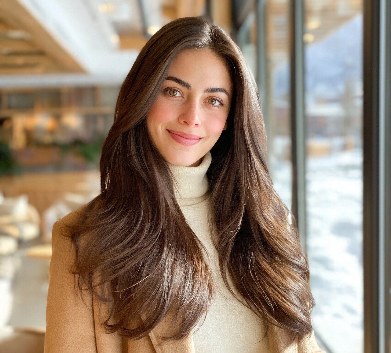 Winter Hair Color:14 Trending Shades You'll Want to Try 2 1. Espresso Brown Winter Hair Color