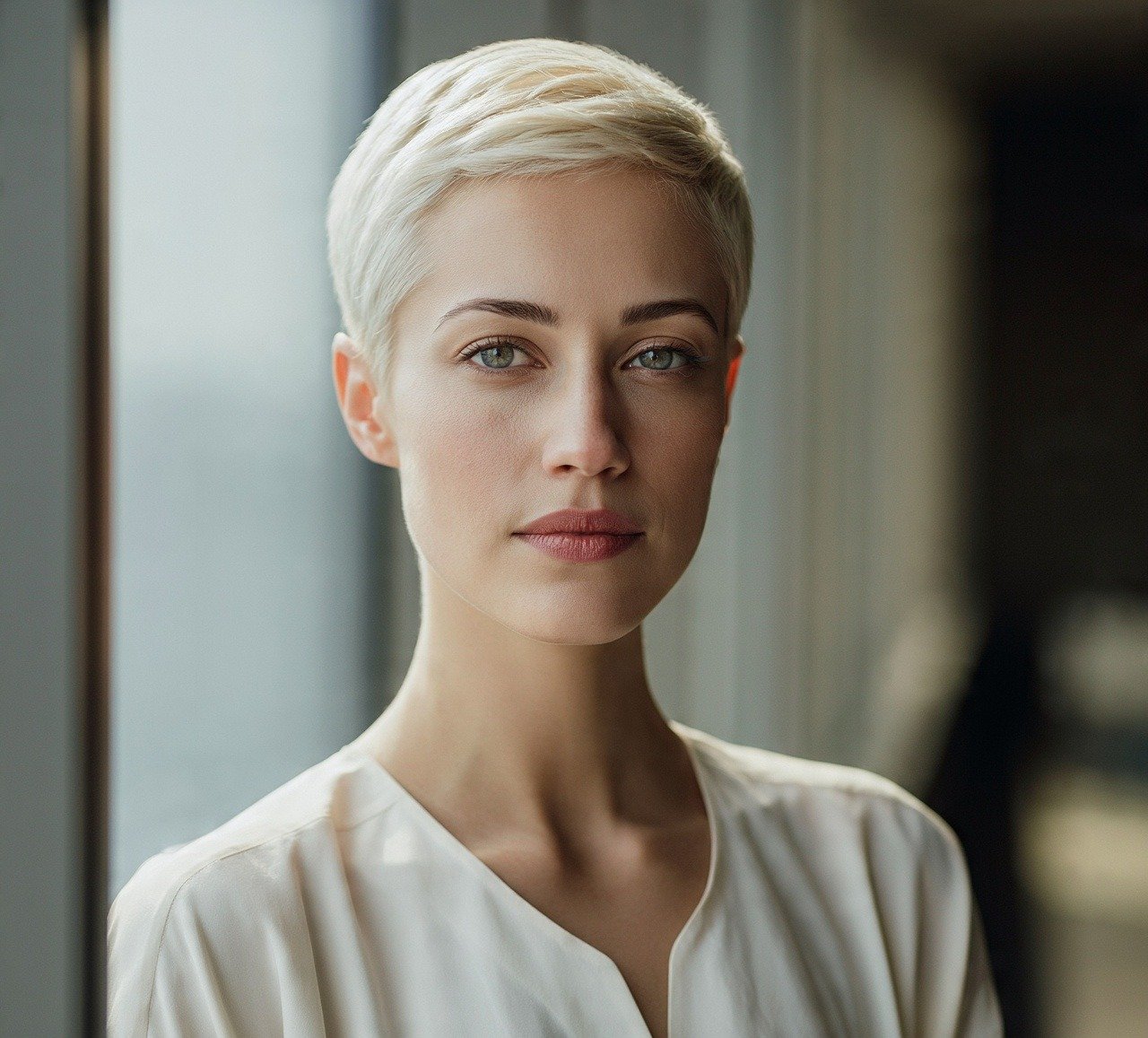 Short Hair Color Ideas: 16 Trendy Shades to Try Right Now 2 1. Platinum Blonde Pixie Short Hair Color