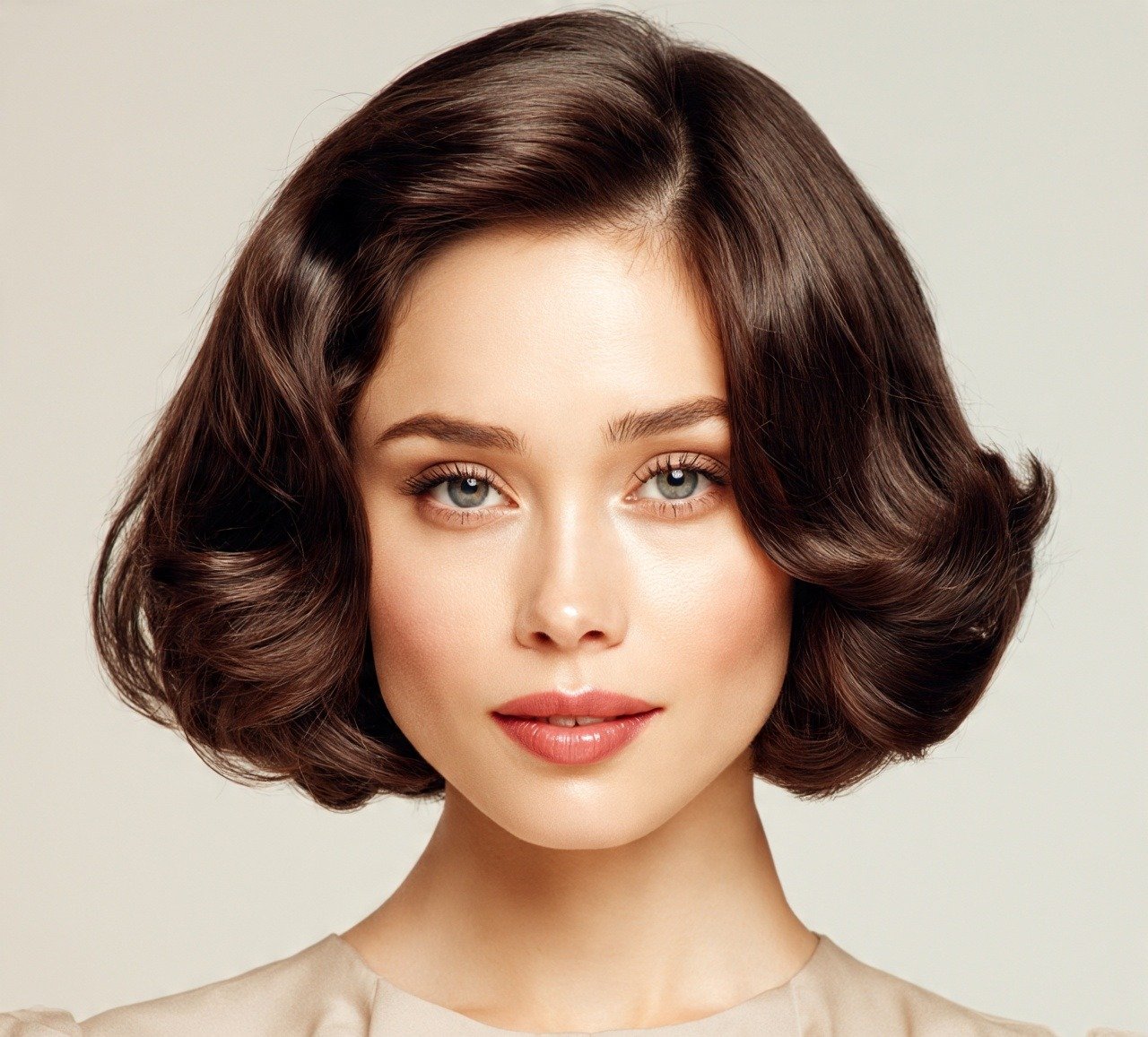 10. Wash and Set Bob Silk Press Hairstyles for Short Hair