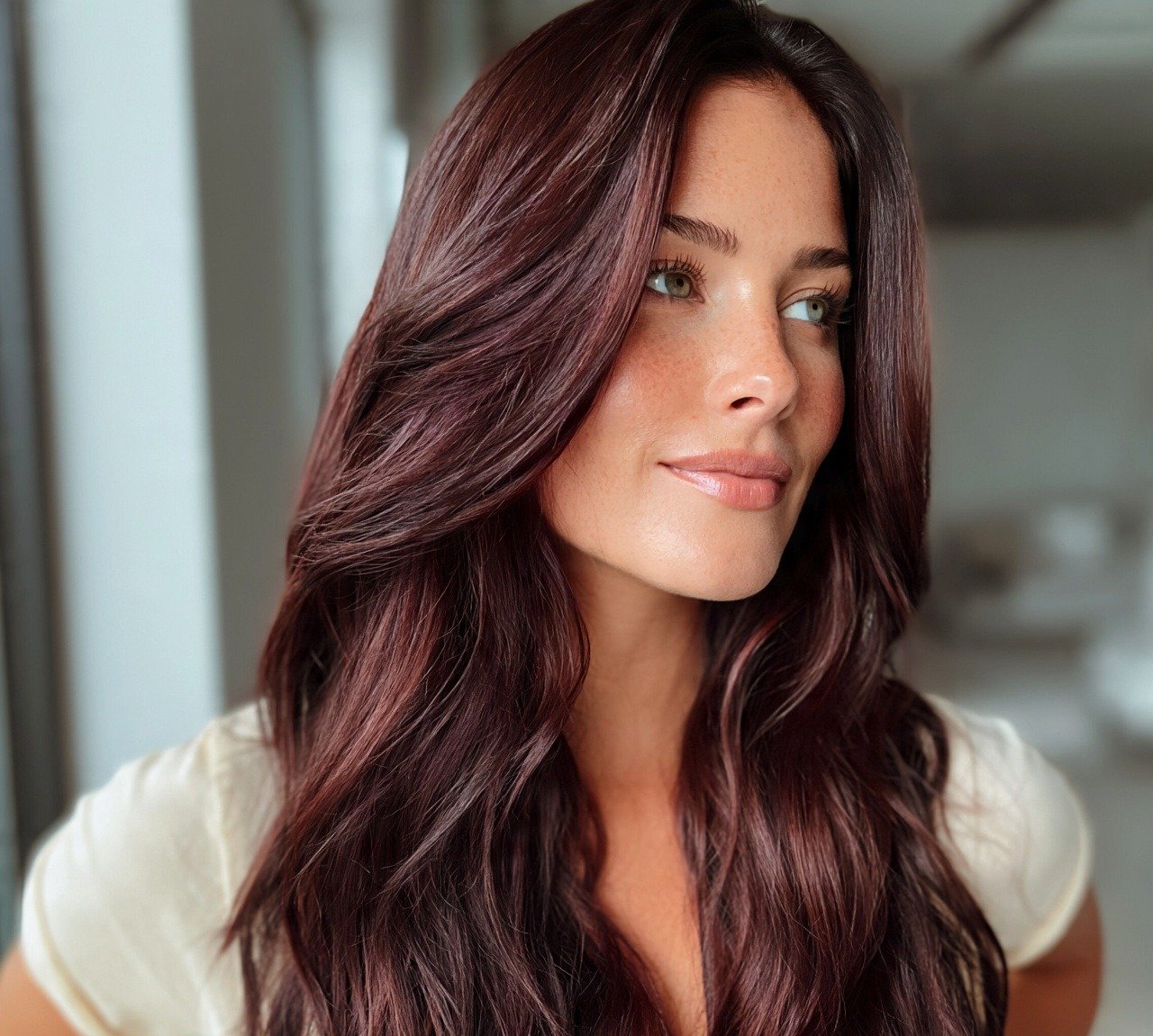 13 Trendy Red Brown Hair Color Ideas to Try This Season 12 11. Chocolate Cherry Red Brown Hair Color