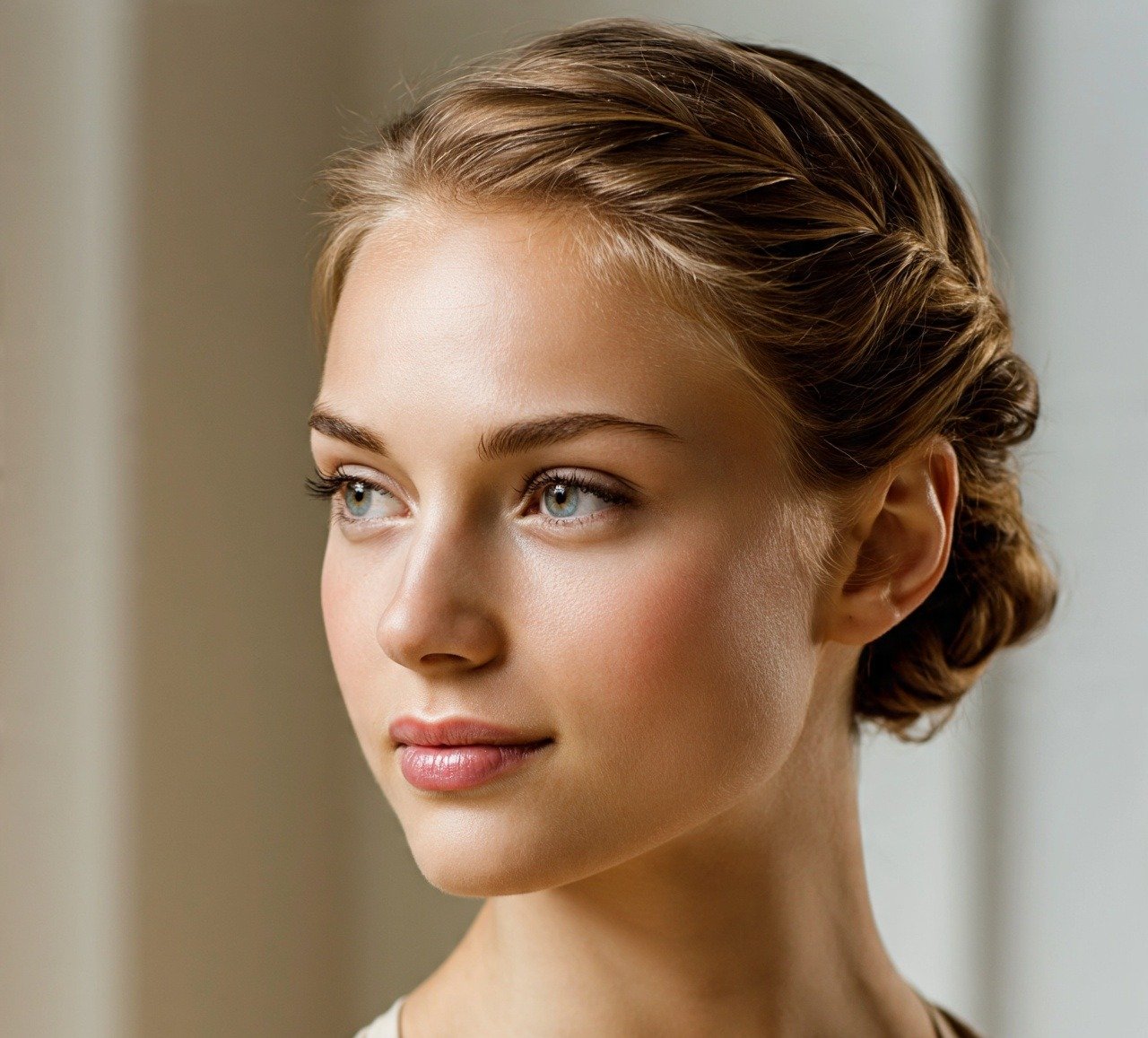 11. Low Twisted Bun Softball Hairstyles For Short Hair
