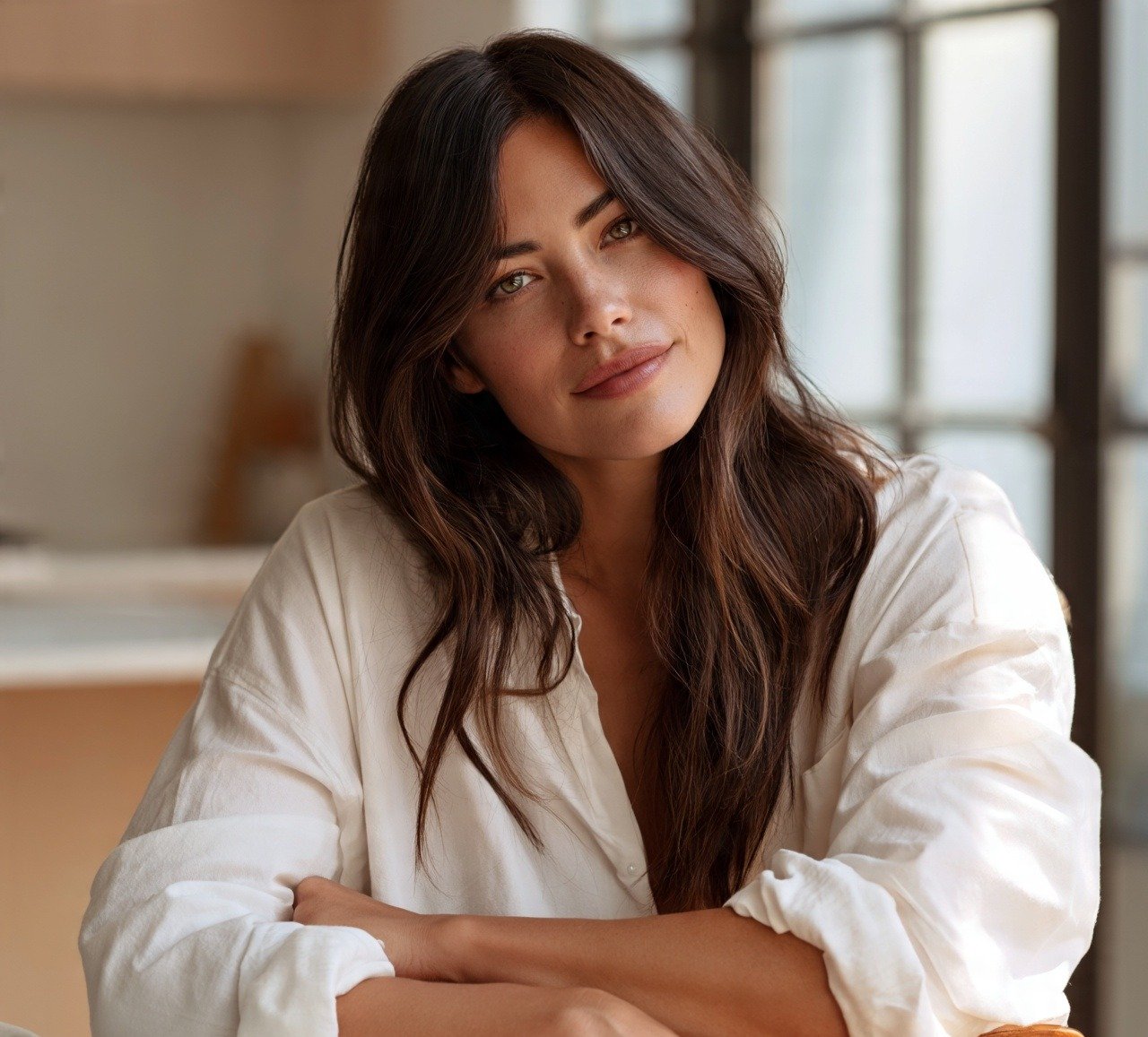 15 Trendy Brunette Hair Color Ideas to Try Now 13 12. Dark Chocolate with Subtle Balayage Brunette Hair Color