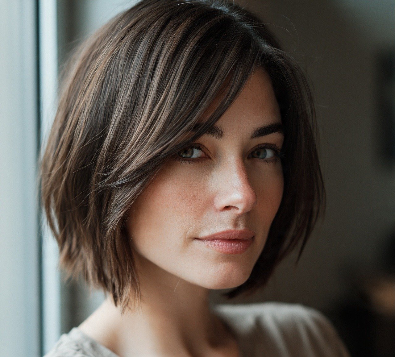 Short Hair Color Ideas: 16 Trendy Shades to Try Right Now 13 12. Espresso Brown With Highlights Short Hair Color