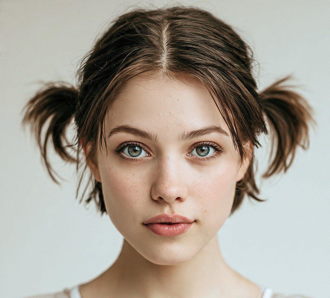 Short Hair Ponytail Hairstyles: 15 Trending Ideas That Are Worth Trying 13 12. Mini Ponytails Duo Short Hairstyles