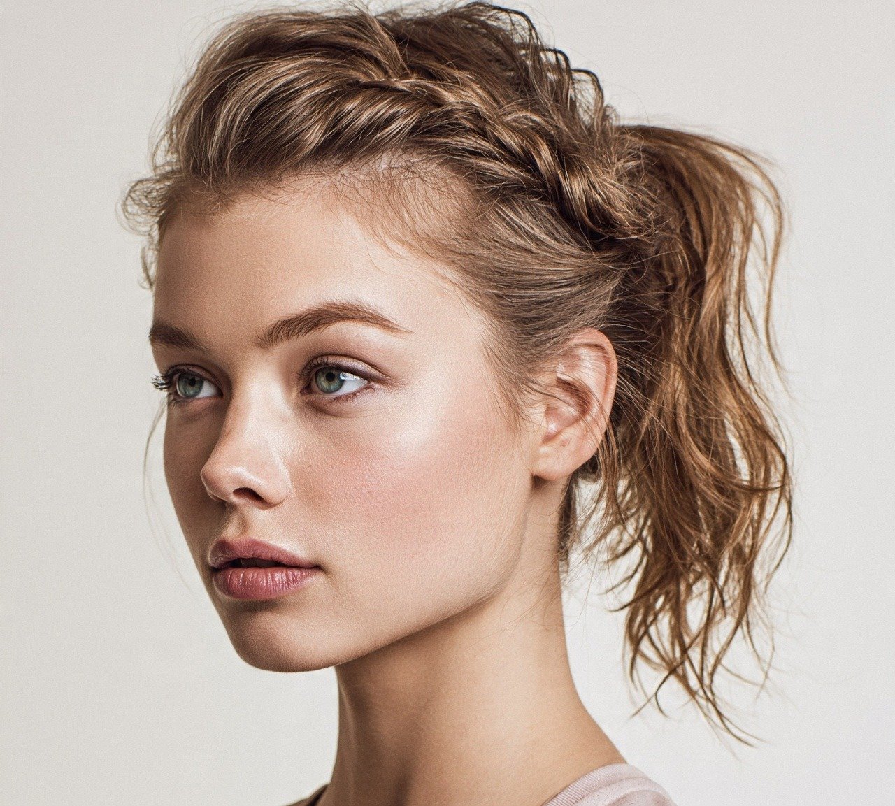 Short Hair Ponytail Hairstyles: 15 Trending Ideas That Are Worth Trying 14 13. Twisted Front Ponytail Short Hairstyles