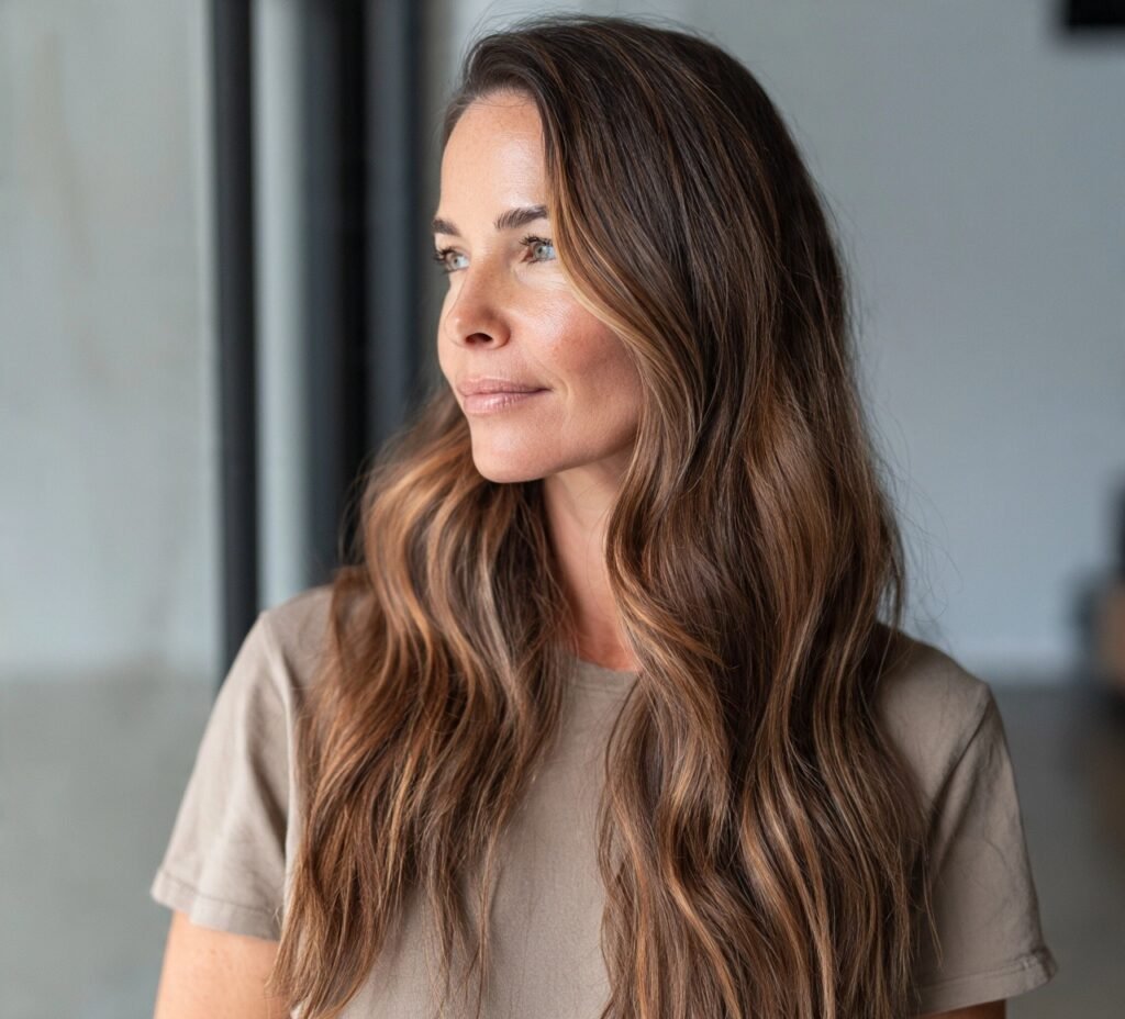 Caramel Hair Color: 15 Trending Ideas You'll Want to Try Now 16 15. Caramel Balayage for Gray Coverage Hair Color