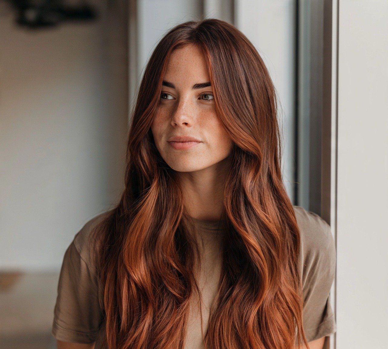 13 Trendy Red Brown Hair Color Ideas to Try This Season 6 5. Balayage Red Brown Hair Color
