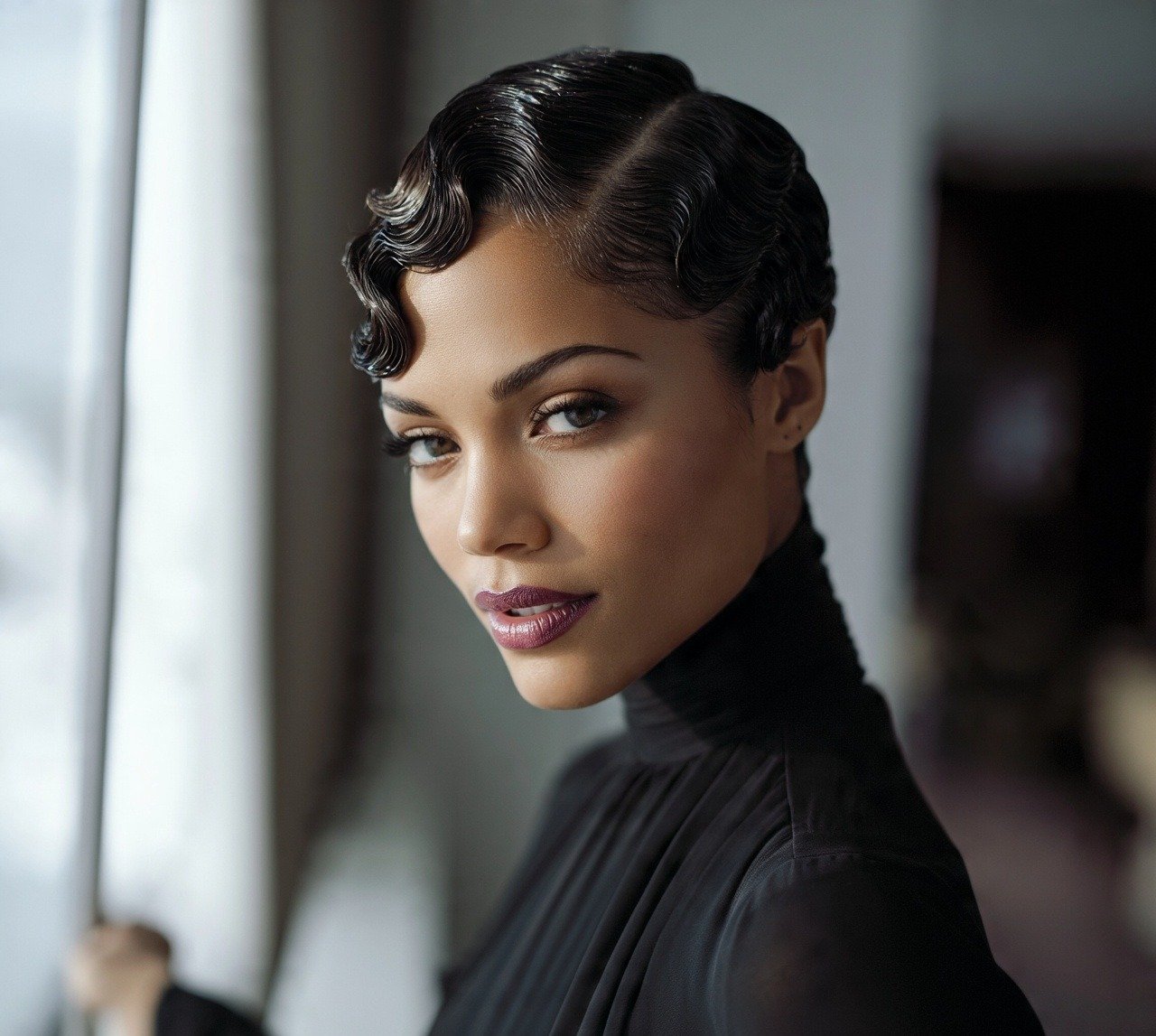 6. Finger Waves with Vintage Glamour Prom Hairstyles for Short Hair