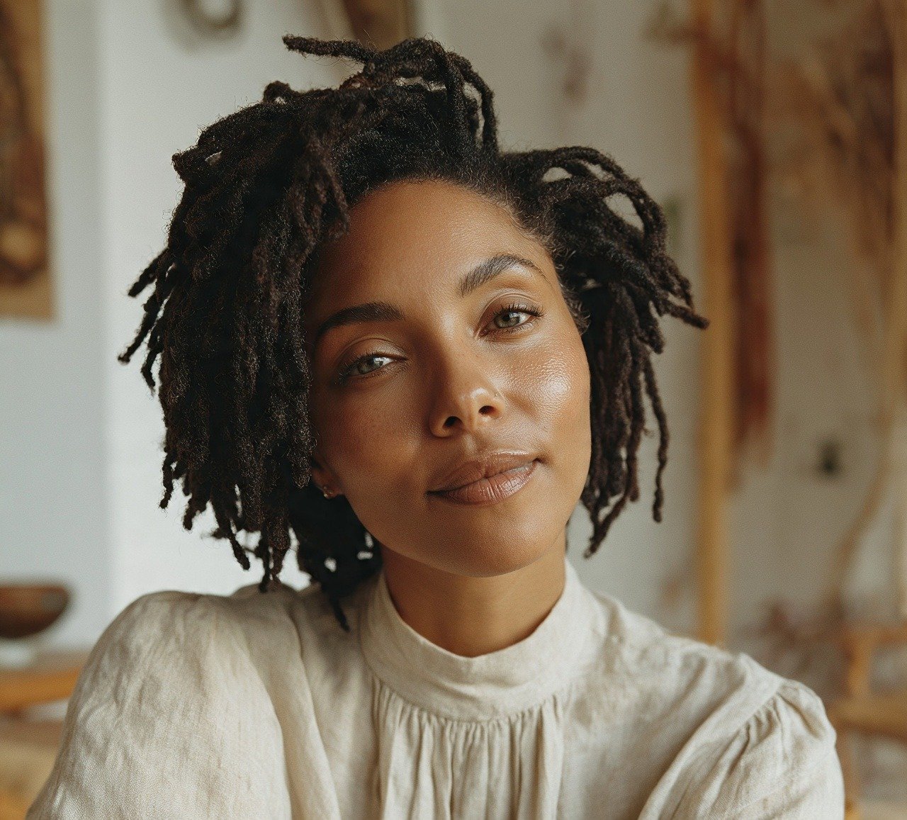 7. Short Locs Hairstyles for Short Natural Hair