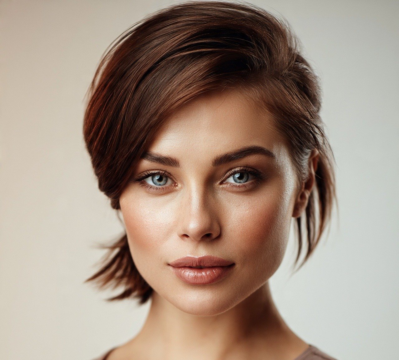 Short Hair Ponytail Hairstyles: 15 Trending Ideas That Are Worth Trying 10 9. Side Swept Ponytail Short Hairstyles