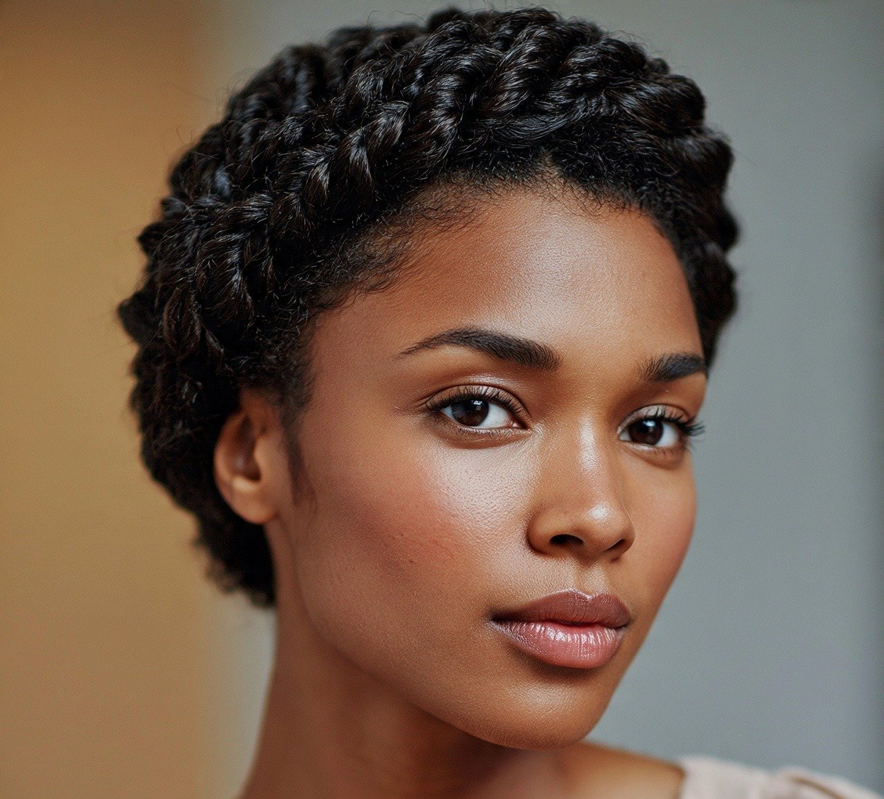 9. Two Strand Twist Crown Softball Hairstyles For Short Hair 1
