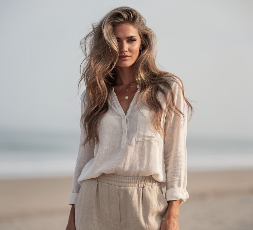 Beachy Waves with Texture Spray