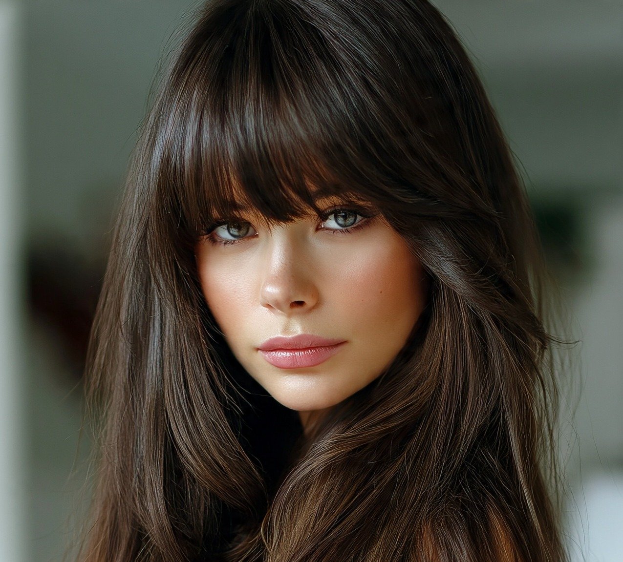  Bottleneck Bang Long Layers  For Long Hair