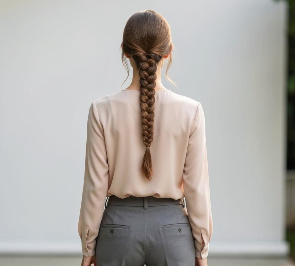 Braided Low Ponytail 1