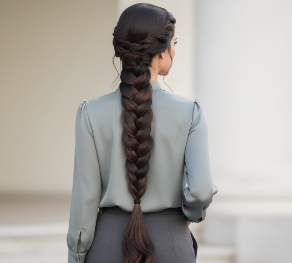 Braided Low Ponytail 2