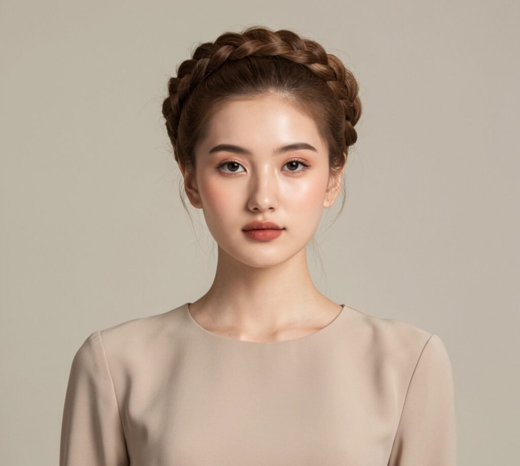 Braided Updo for Long Hair