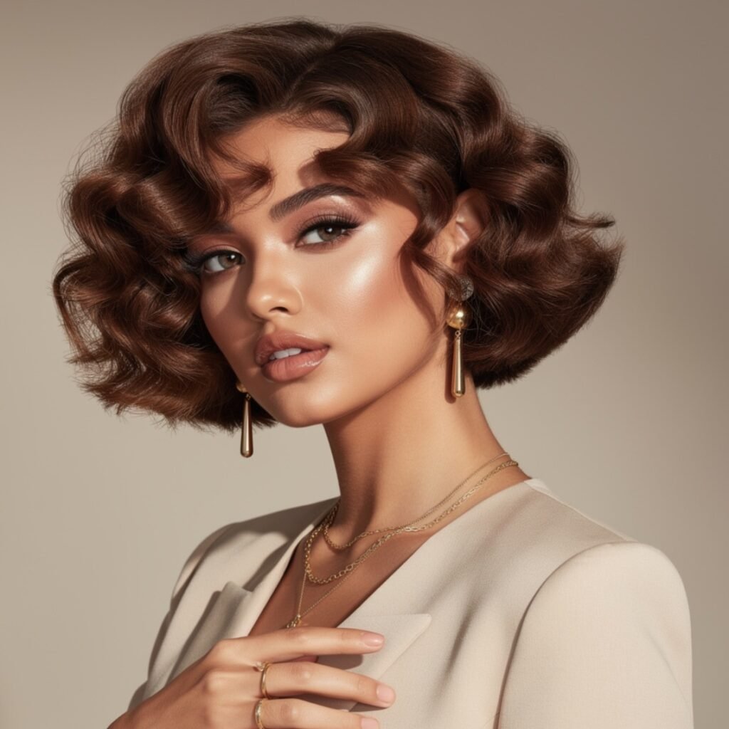 15 Gorgeous Curly Hairstyles for Short Hair You'll Love 2 Classic Curly Bob 1