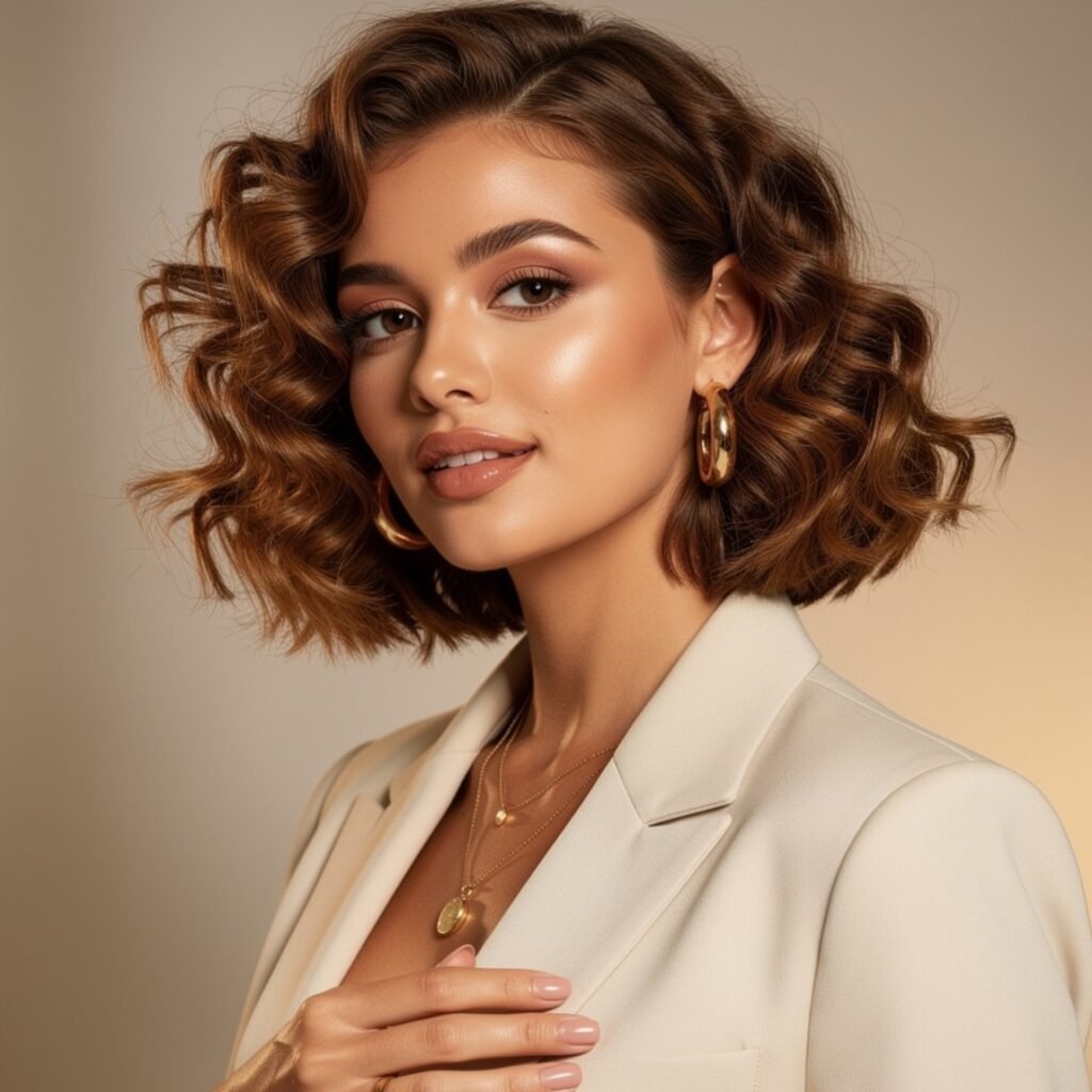 15 Curly Hairstyles Ideas for Every Hair Length and Occasion 2 Classic Curly Bob