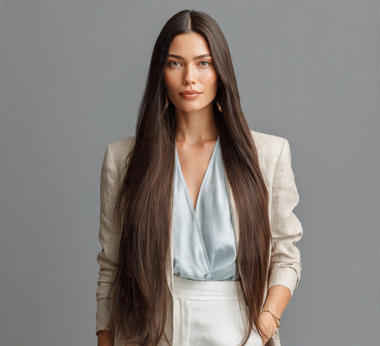 Climate-Responsive Haircuts Long Hair Style