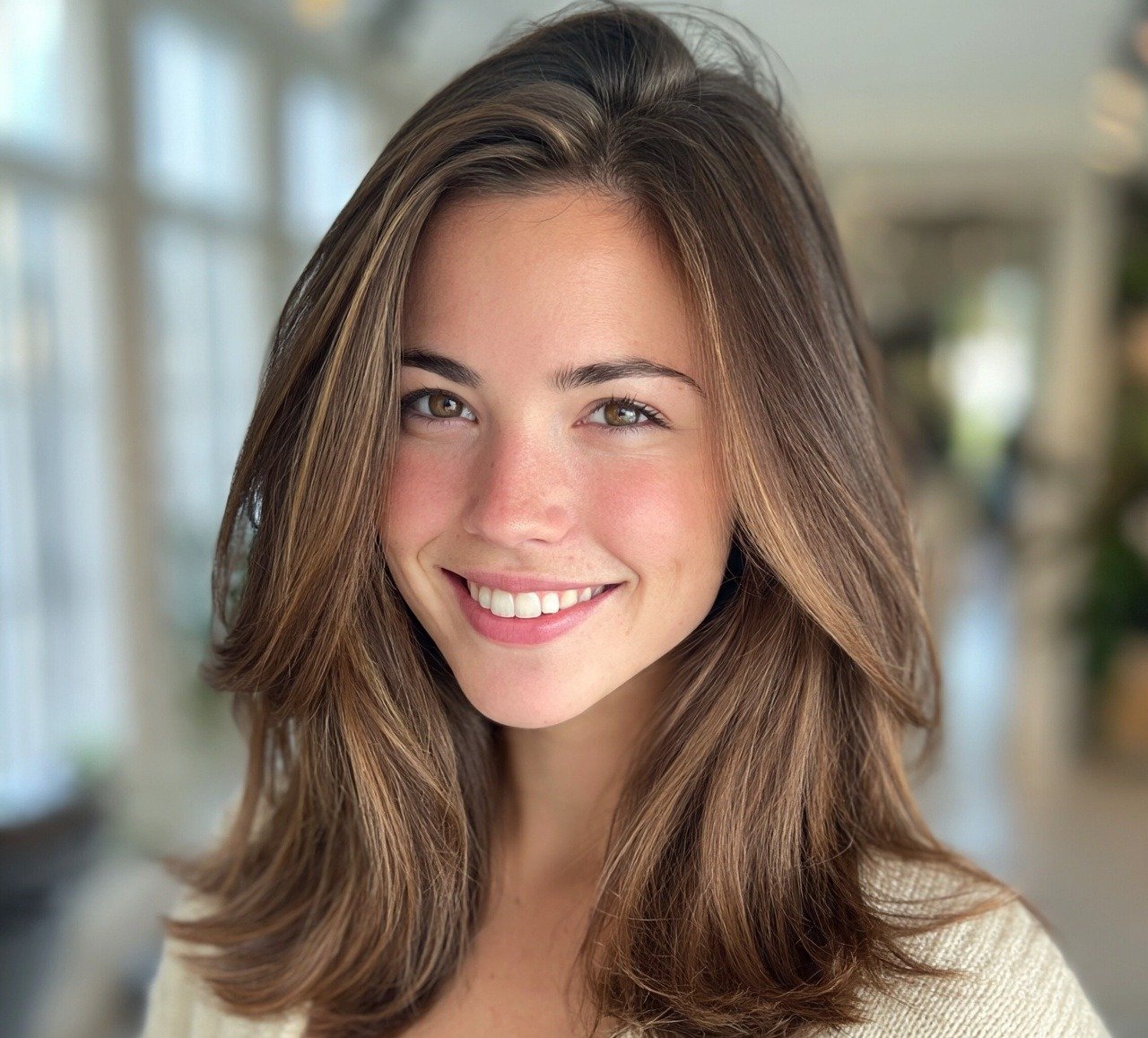 Collarbone Cut with Face Framing For Cute Long Hairs
