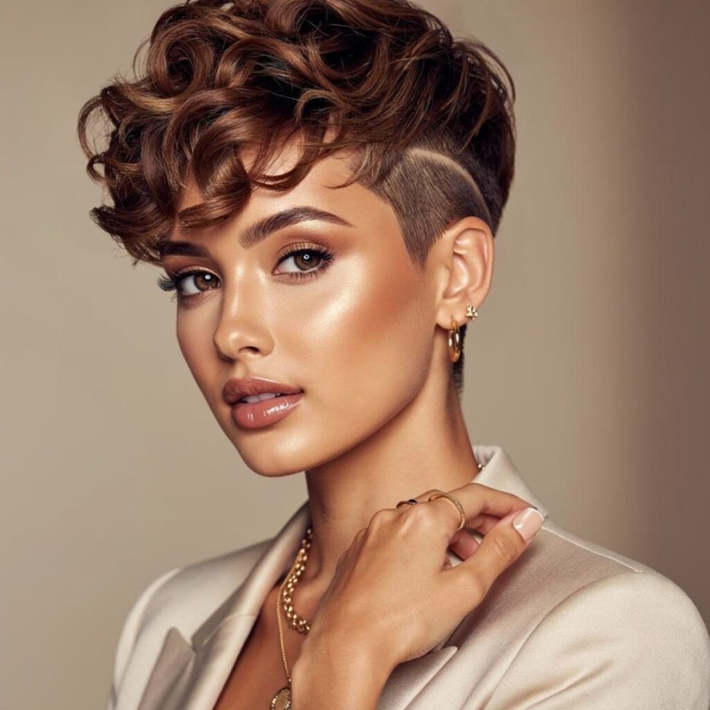 15 Gorgeous Curly Hairstyles for Short Hair You'll Love 9 Curly Bixie Cut