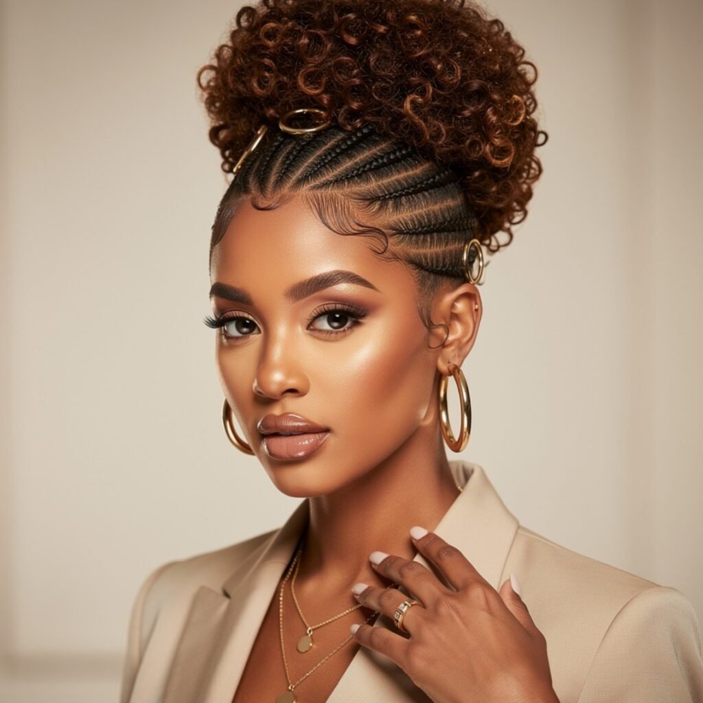 curly natural hairstyles