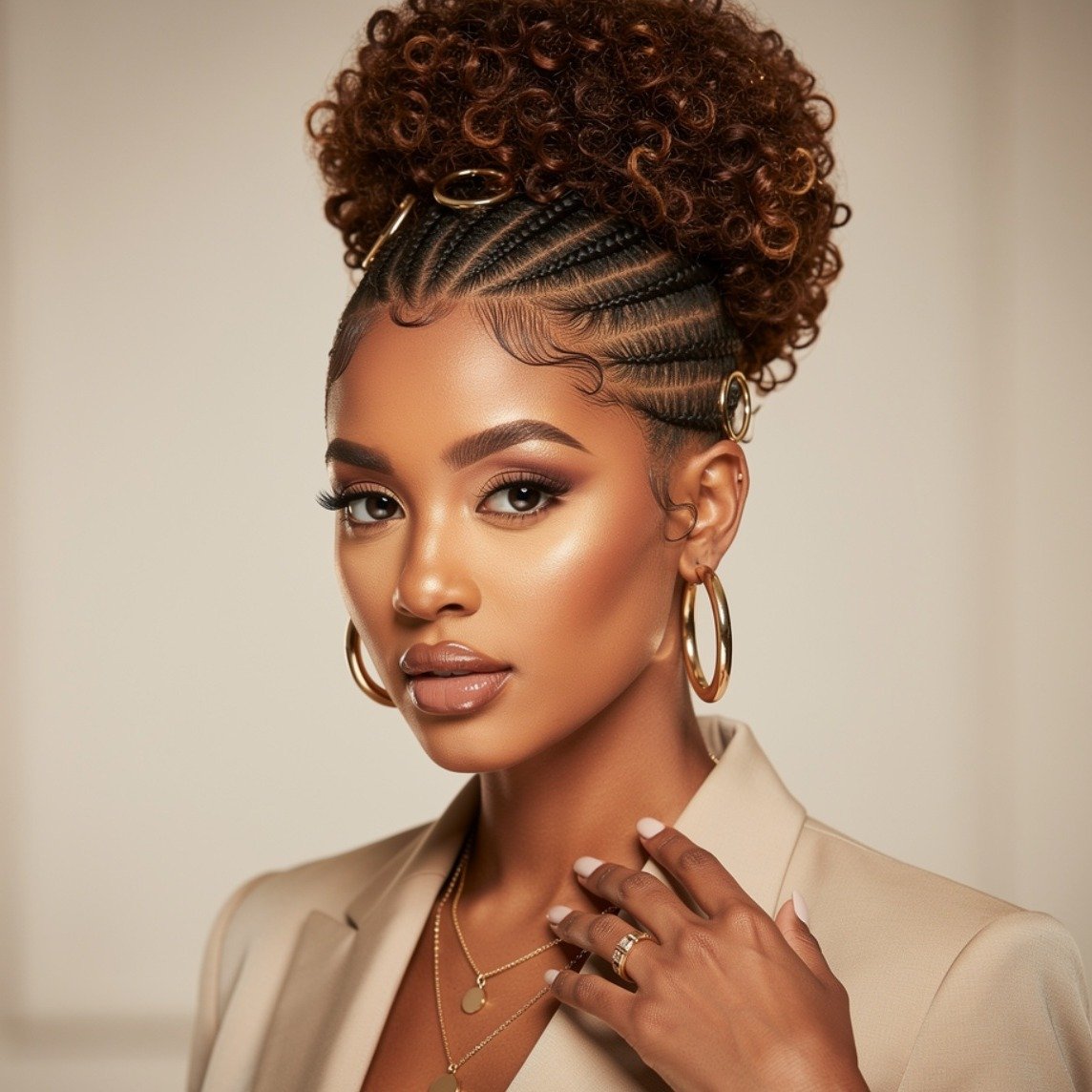 curly natural hairstyles