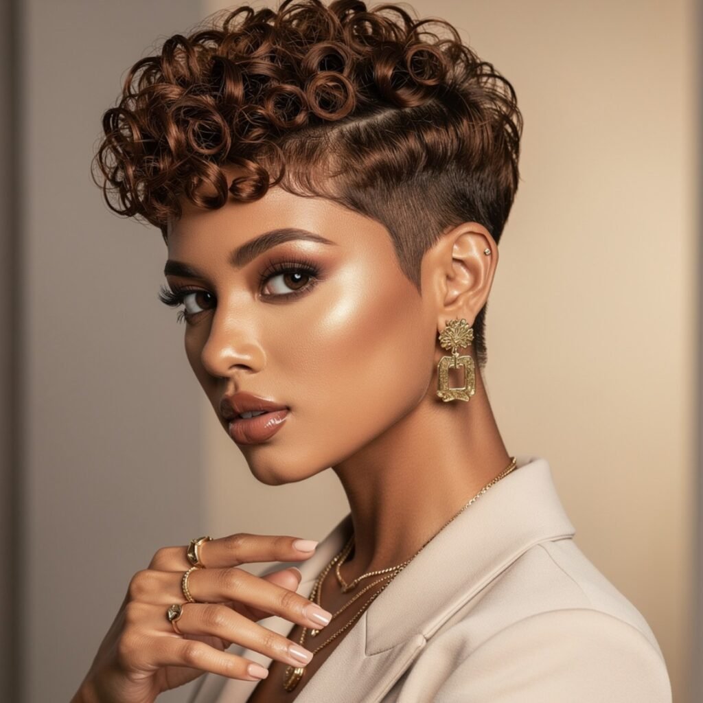 15 Curly Hairstyles Ideas for Every Hair Length and Occasion 3 Curly Pixie Crop