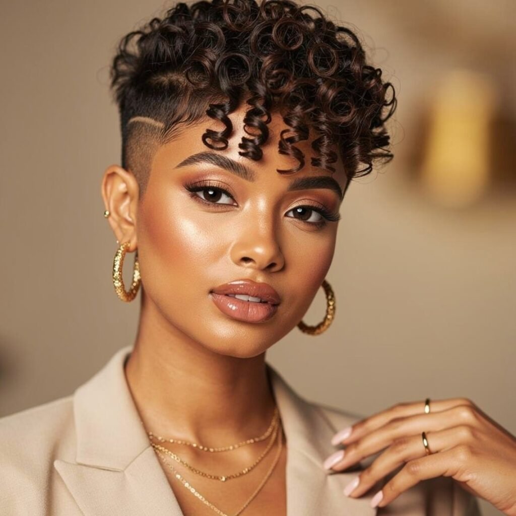 15 Gorgeous Curly Hairstyles for Short Hair You'll Love 3 Curly Pixie Cut 1